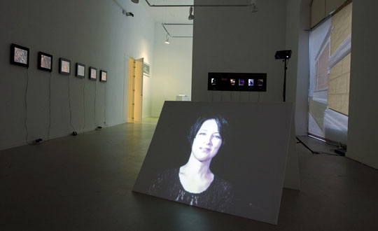 Eike: view into the exhibition, Erika Deák Gallery, 2012, photo: Zoltán Kerekes