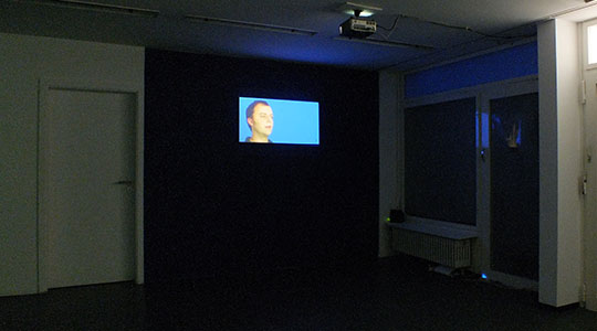 Ausstellung Translation-Suggestion - Eike Berg: INCREmental (X=x+1), computerbasierte Videoinstallation; Kunsthaus Viernheim