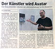 Andrï¿½ Pause: Der Kï¿½nstler wird Avatar, Neue Braunschweiger Zeitung, 9.7.2016